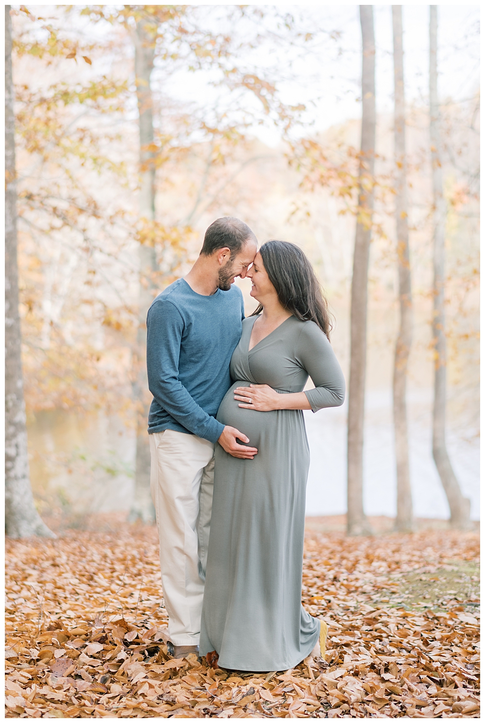 maternity portrait in southern maryland