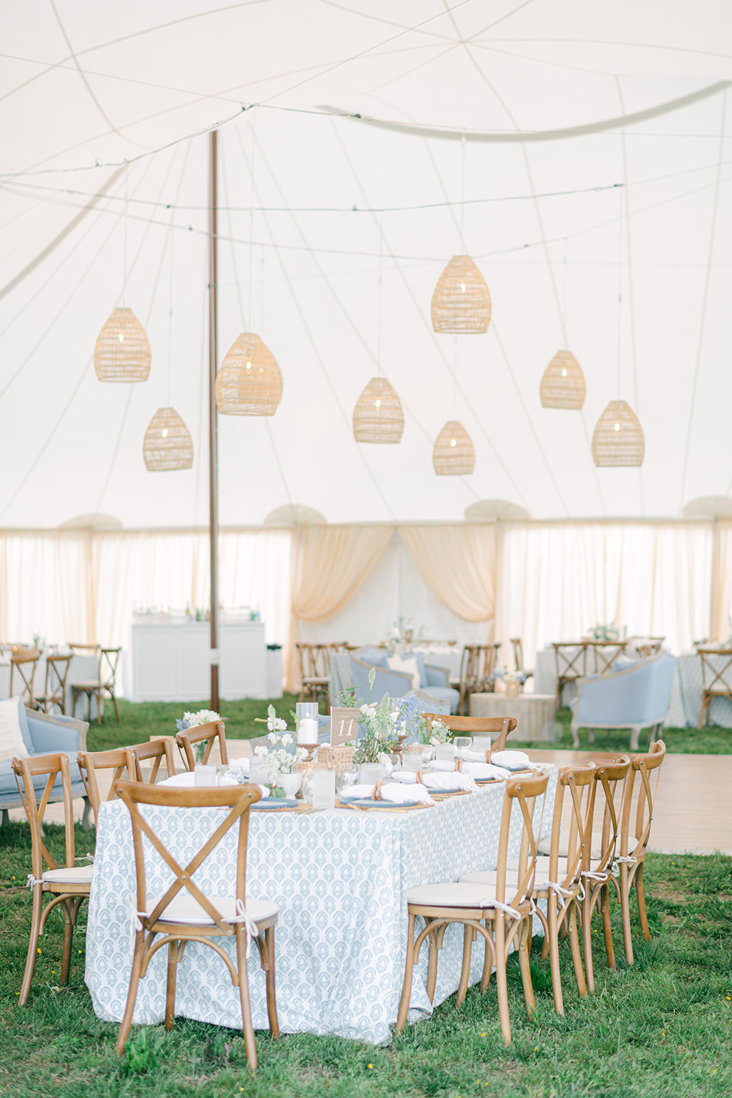 luxury tented weddings reception in Annapolis maryland