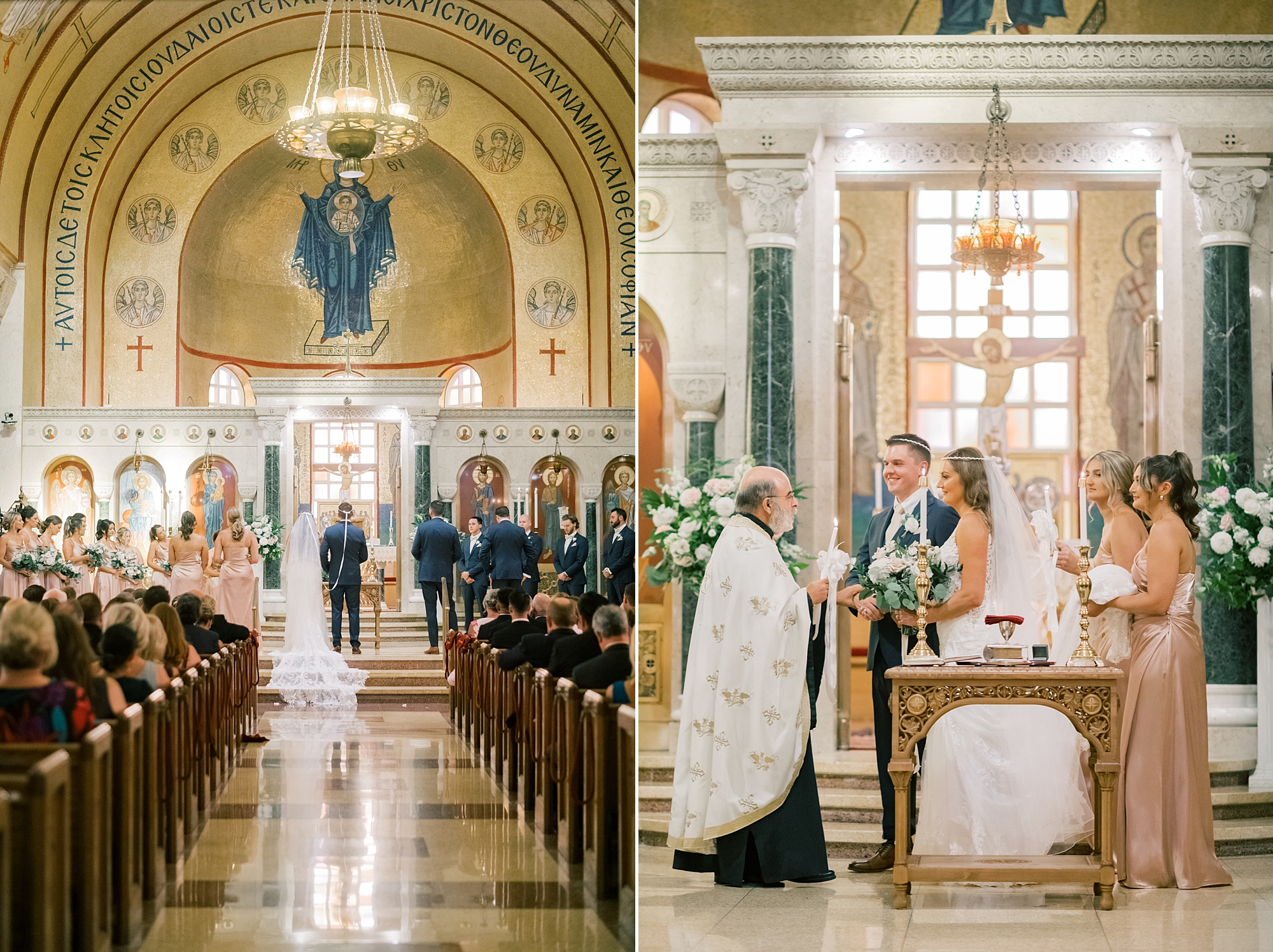 traditional Greek Orthodox wedding ceremony in Washington DC