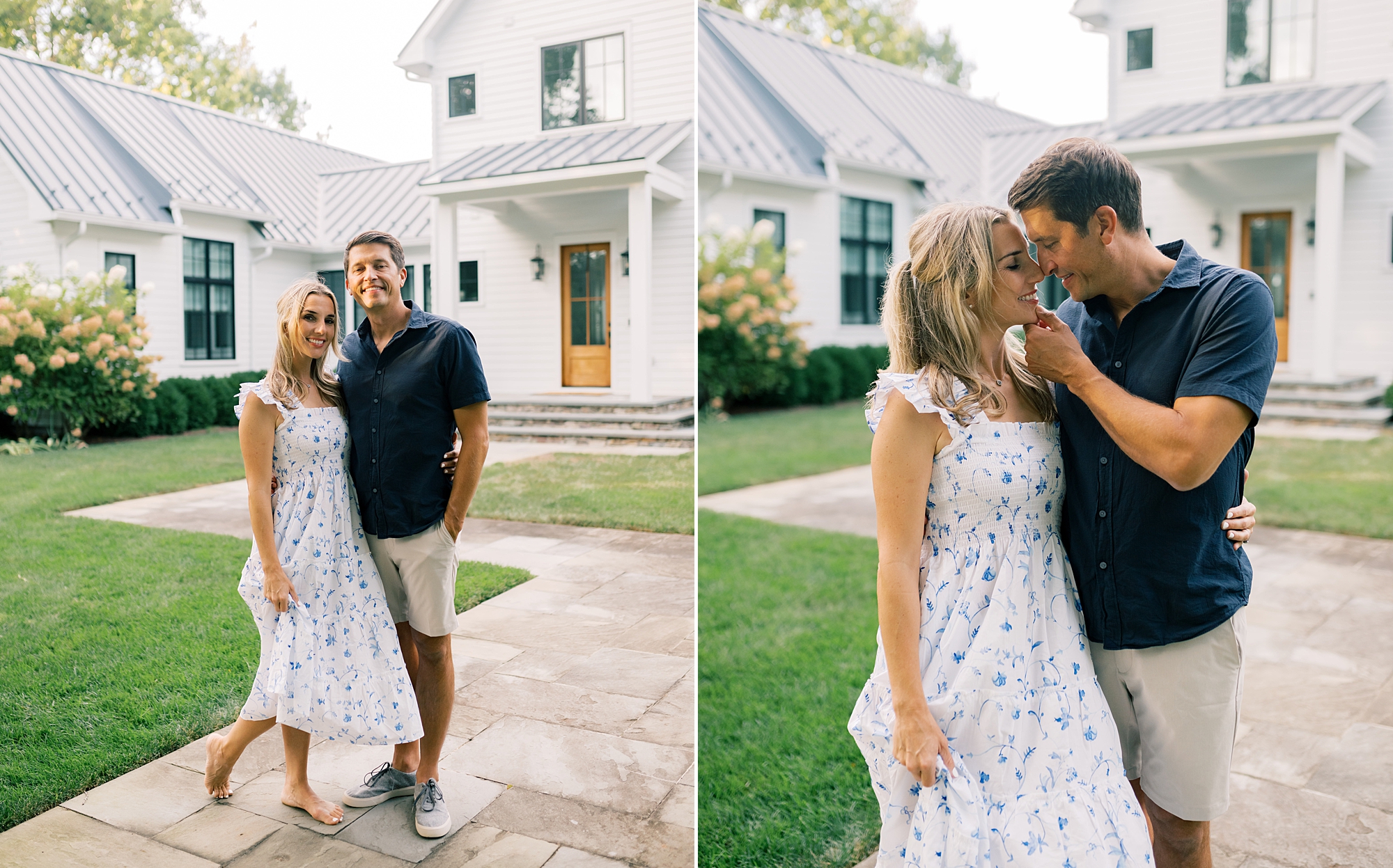 couple portraits from summer family session in Southern Maryland