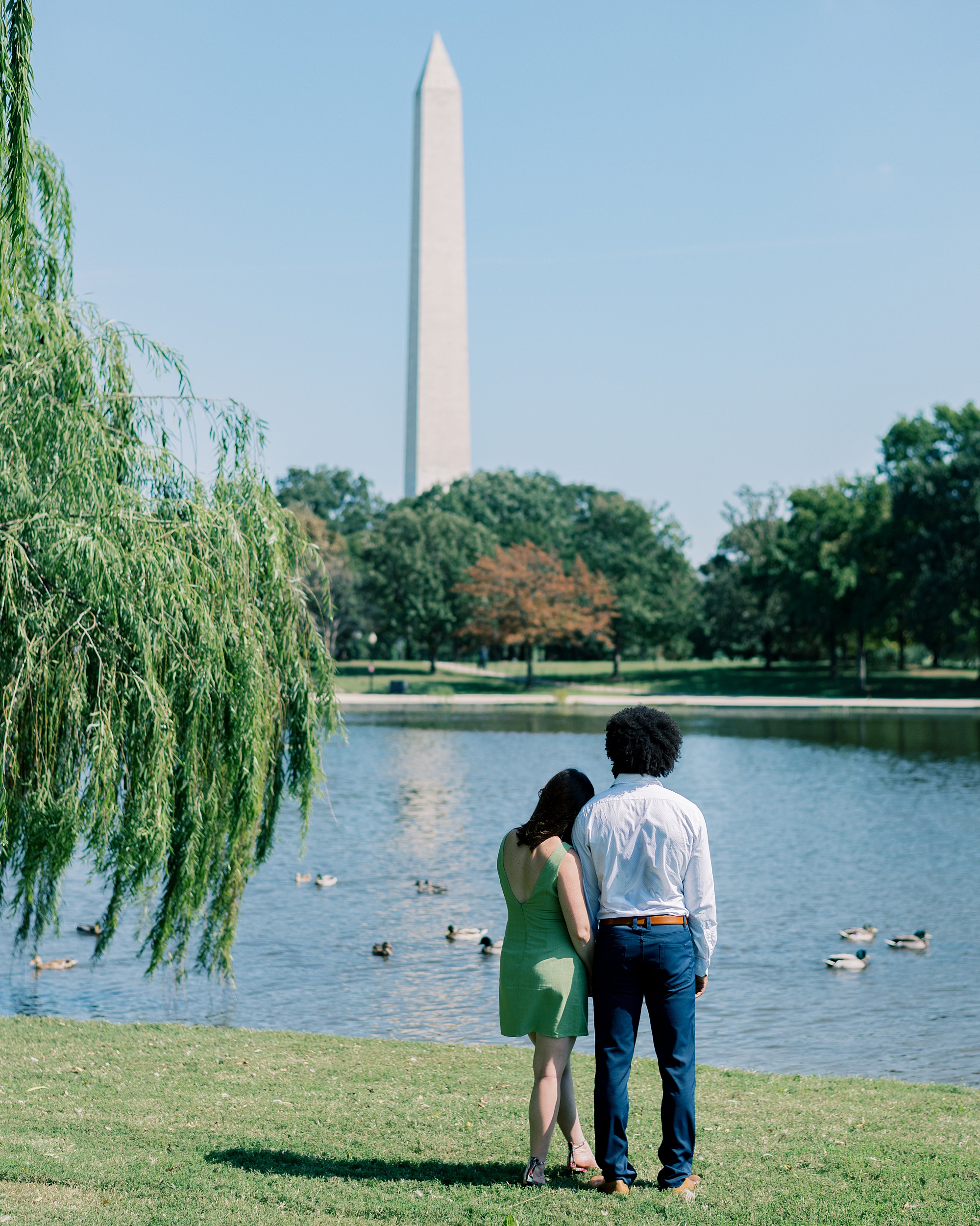 Washington DC Engagement session  at Constitution Gardens