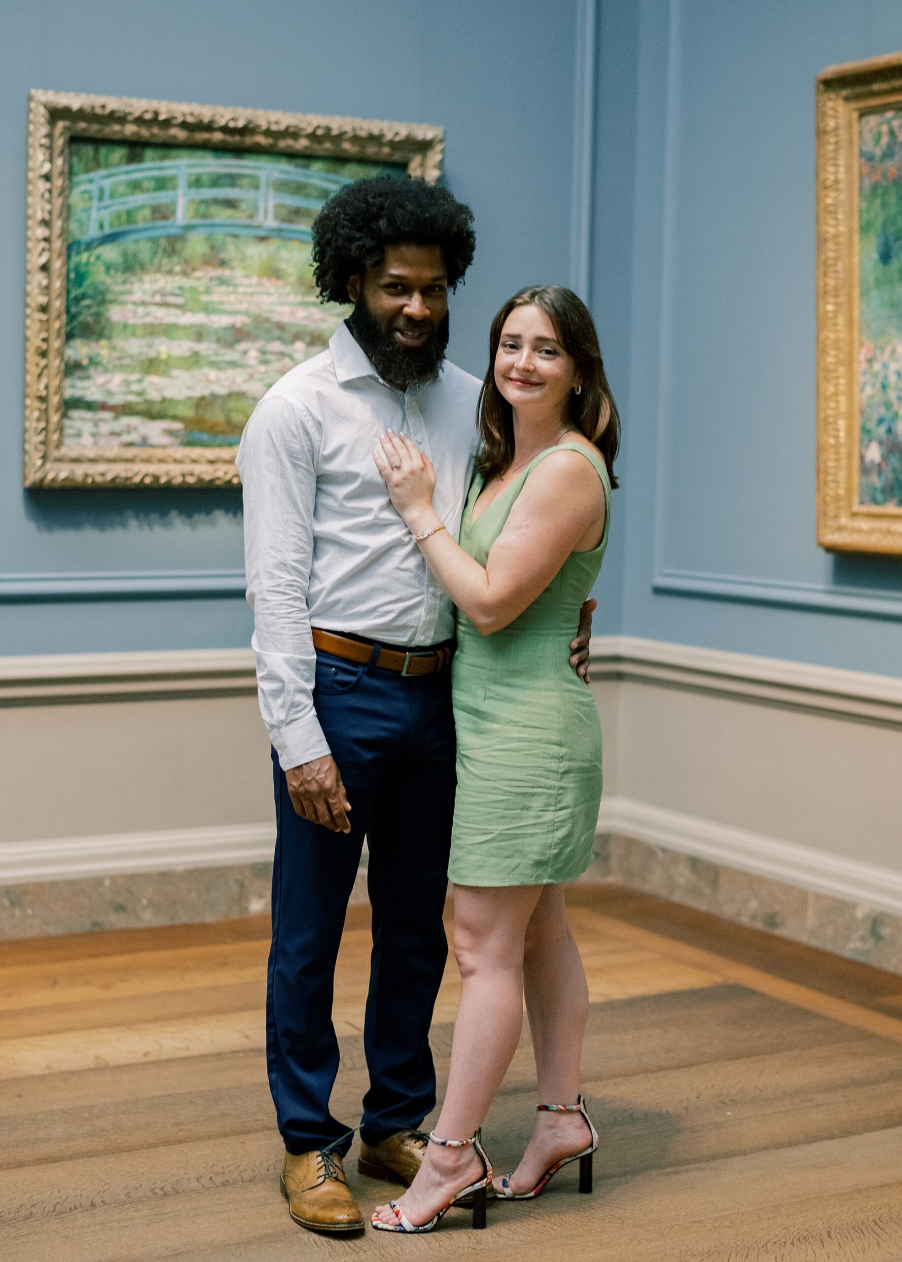 couple by impressionist art