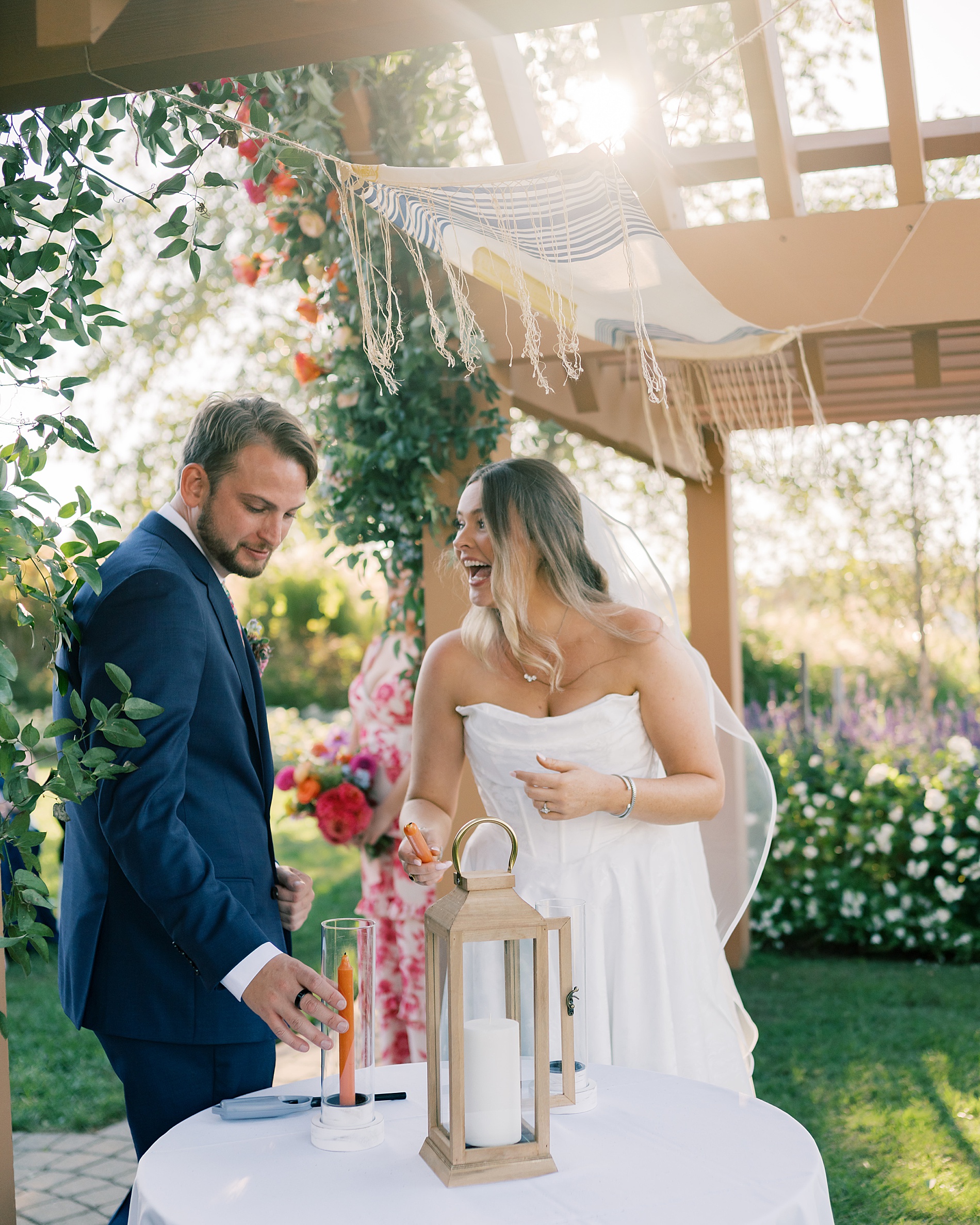 outdoor wedding ceremony at Herrington on the Bay