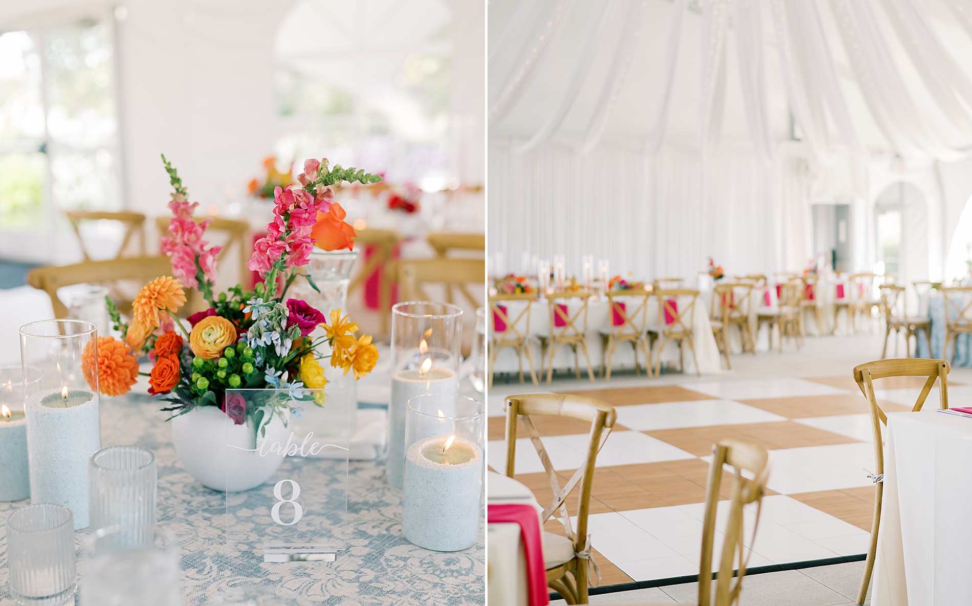 Herrington on the Bay wedding reception 