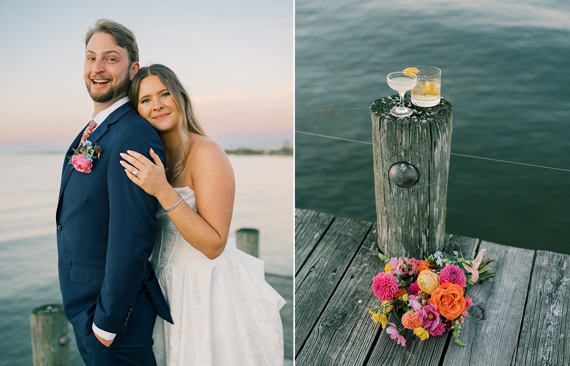 newlywed portraits at Herrington on the Bay wedding