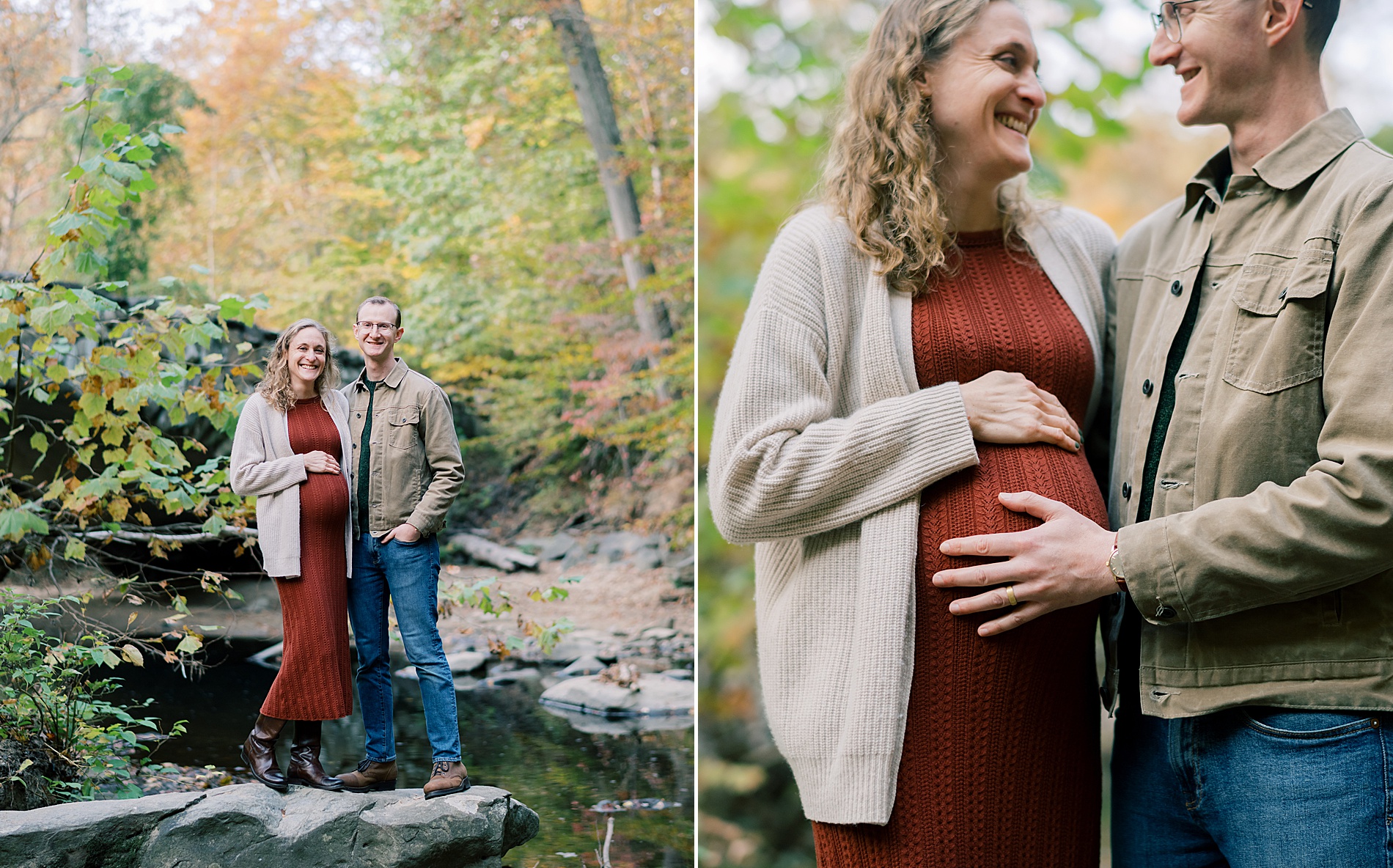 fall maternity portraits in DC