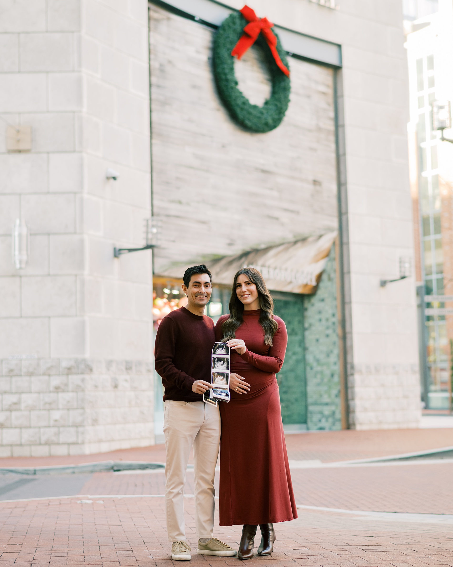 Pregnancy Announcement Portraits in Baltimore, MD