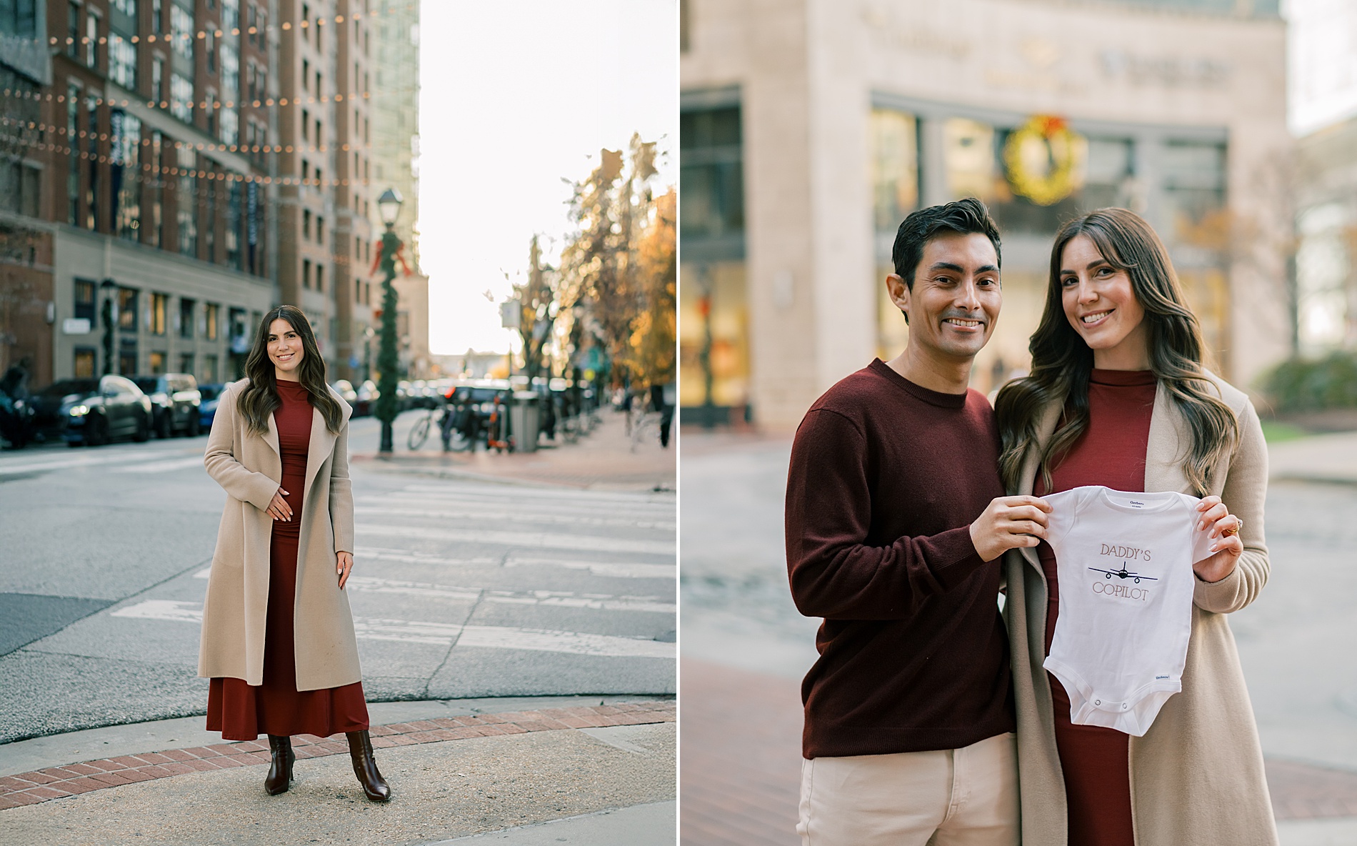 Pregnancy Announcement Portraits in Baltimore, MD