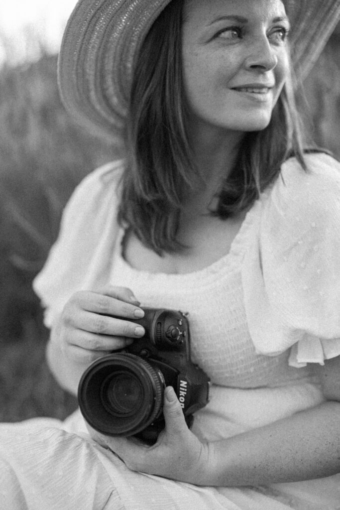 Photographer with nikon camera 