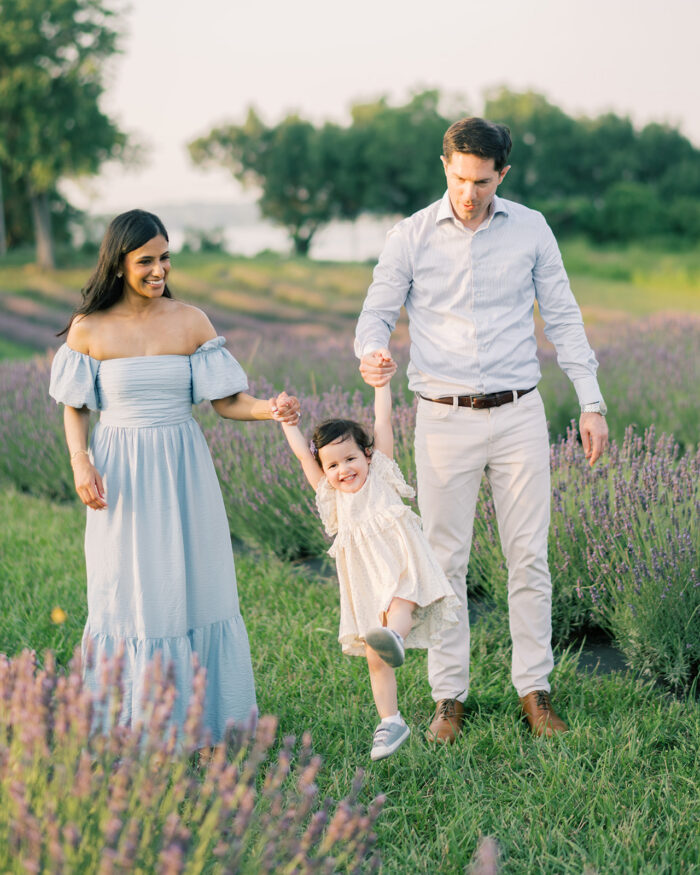 lavender field family portrait session