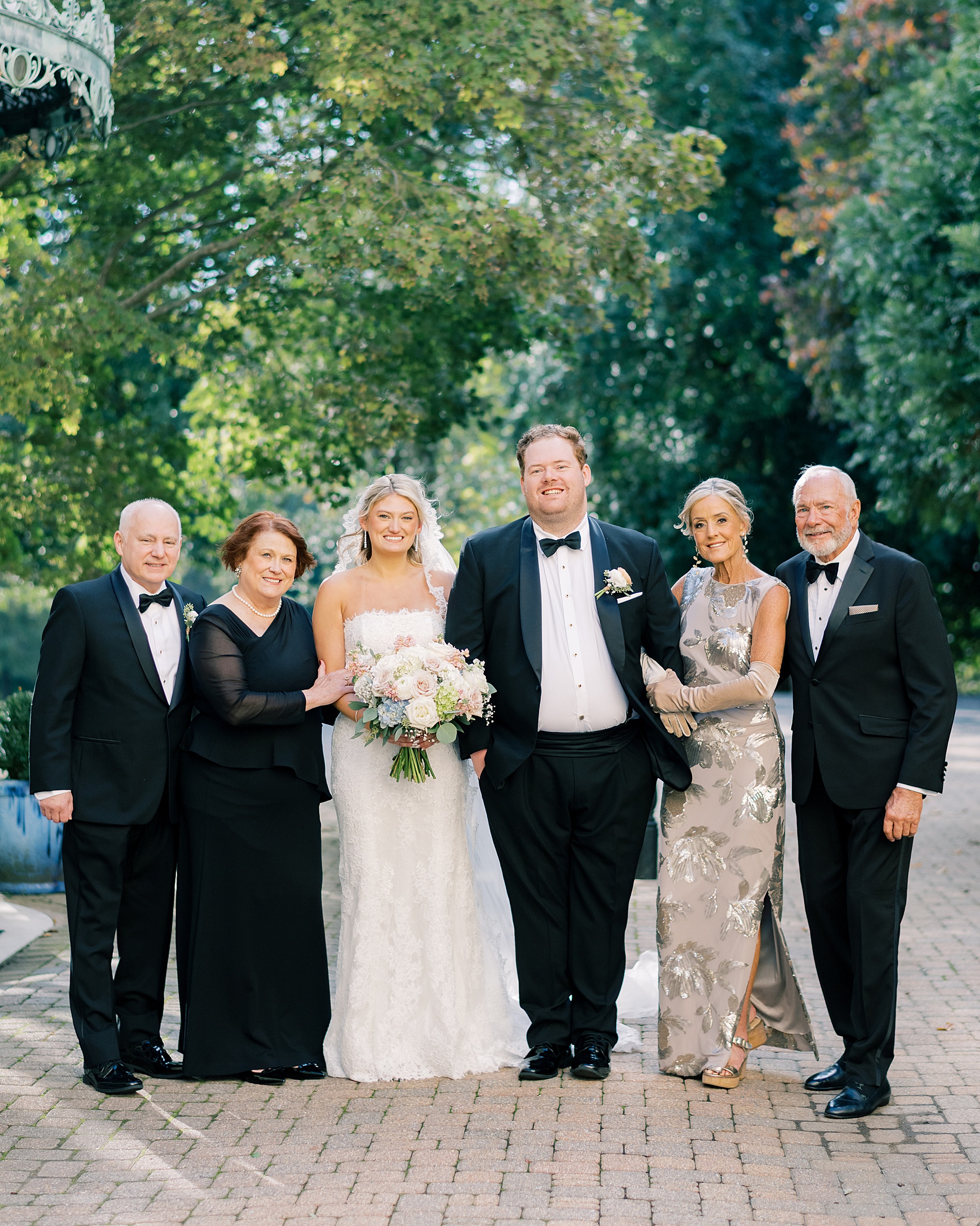 family portraits from Classic Wedding at the Evergreen Library in Baltimore, MD