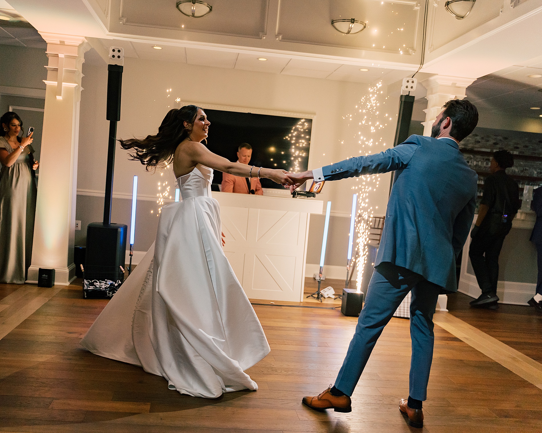 newlyweds on the dance floor 