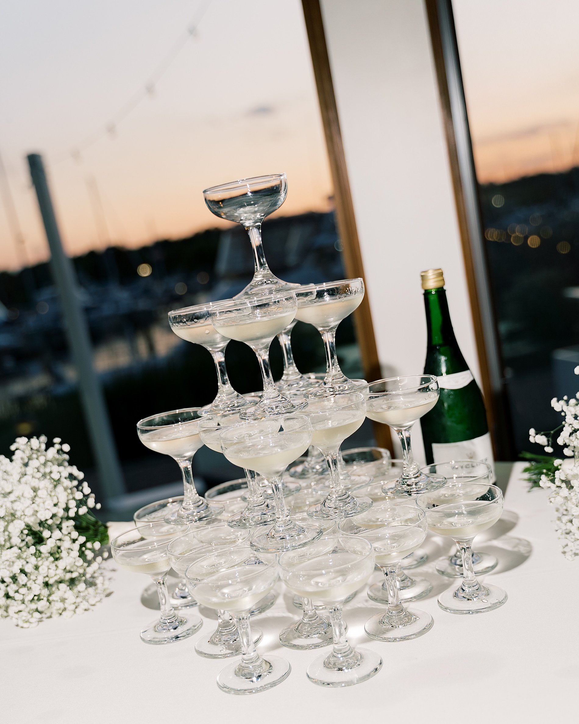 champagne tower