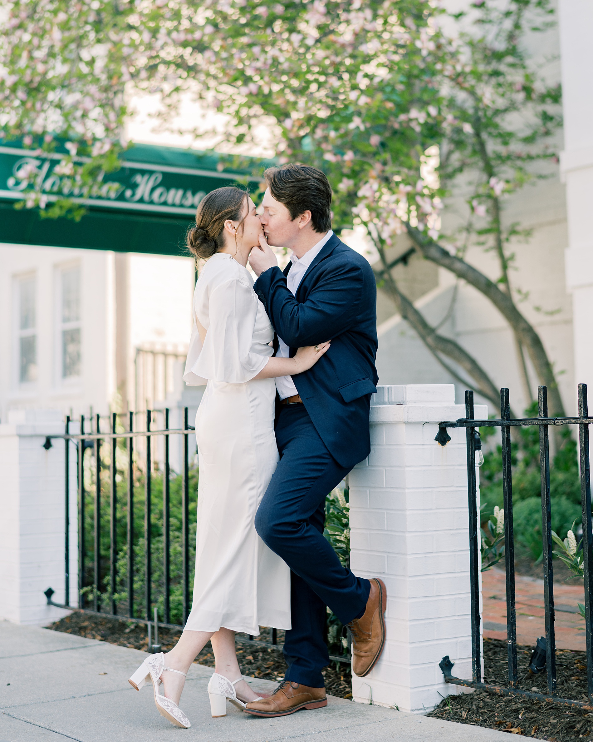 Washington DC engagement session in springtime 