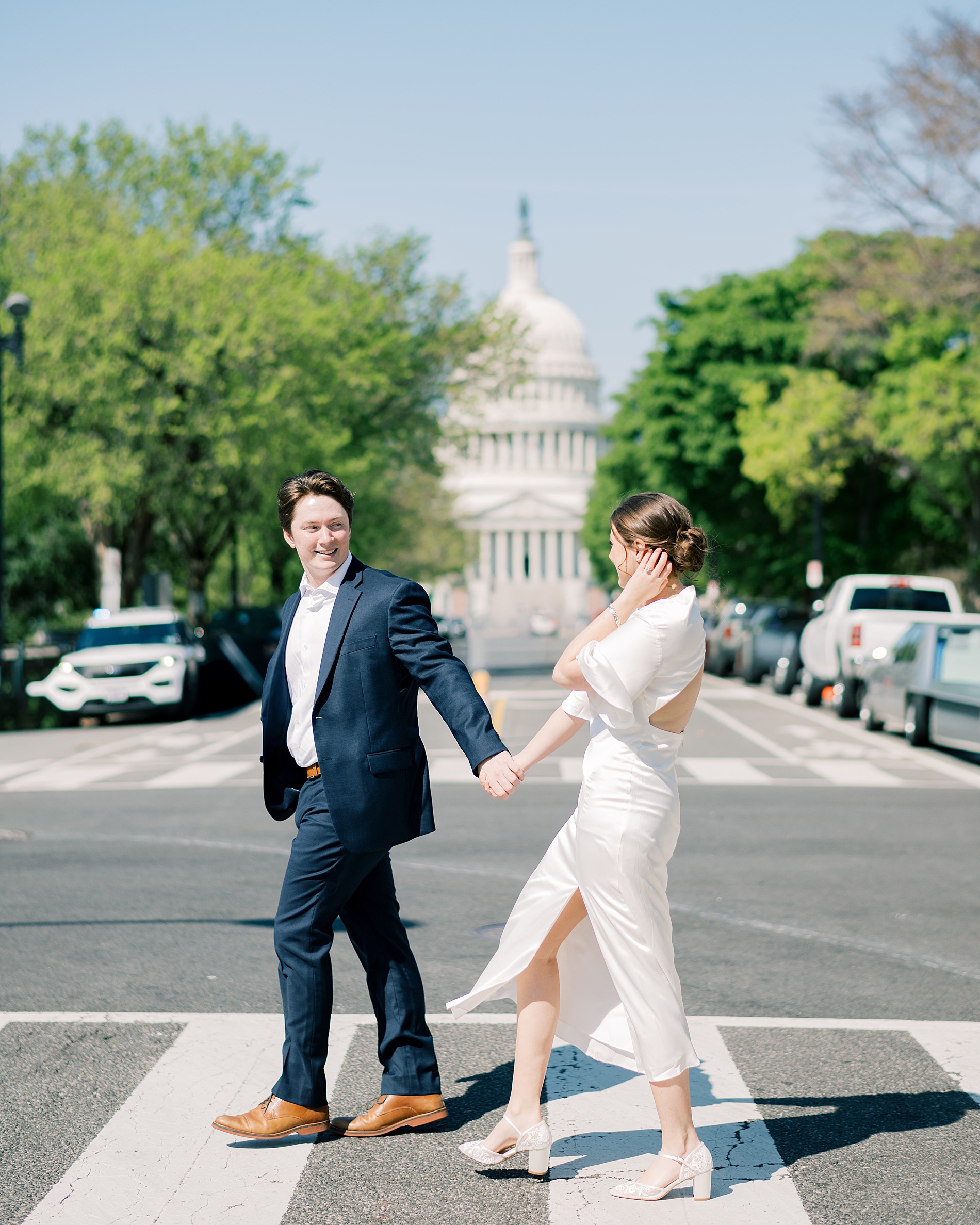 A Capitol Hill Engagement Session | DC Engagement Photographer