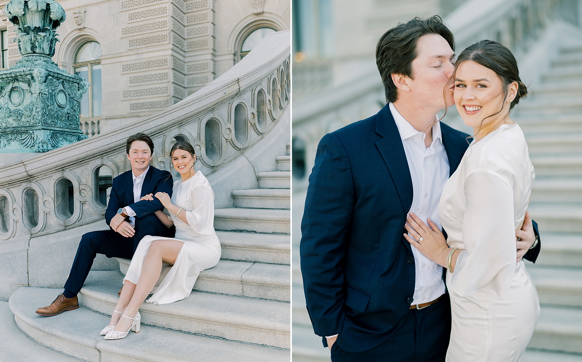 Timeless DC Engagement photos at Capitol Hill 