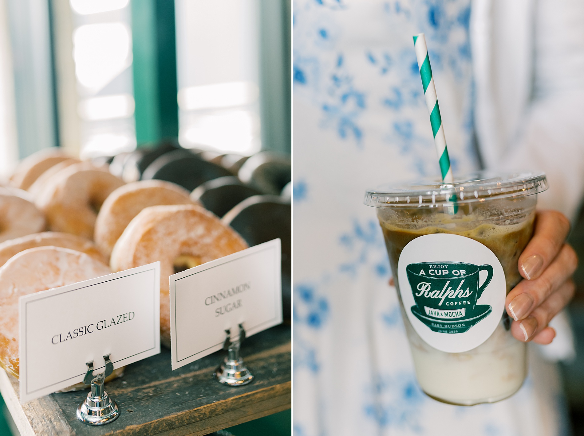 coffee and sweet treat at Ralph's coffee 